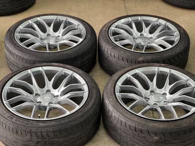 Sport Rim 17 Second Breyton GTS-R Siap Tayar Secon