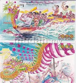 Miniature Sheet Year of Dragon Malaysia 2000