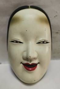 Japanese Noh Mask "Koomote" Young Woman of Tender