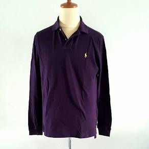 Ralph Lauren Pupple Long Sleeve Polo T-shirt