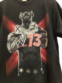 120.wwe '13 CM Punk Live The Revolution T-Shirt Bl