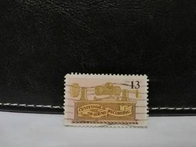 1977 USA Stamp Sound Recording, 100 years