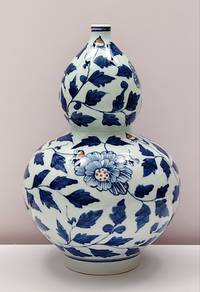 Chinese Blue and White Double-Gourd Ceramic Vase