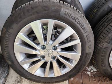 SET Tayar dan sport rim Honda City untuk dijual