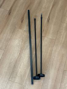 Ceiling Track Light Rail - Black 1m