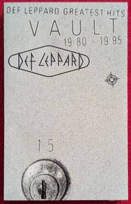 Def Leppard GREATEST HITS - VAULT Cassette Tape