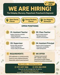 Playschool & Preschool Teacher