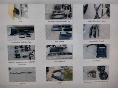 mercedes w201 / 190E spare part terpakai