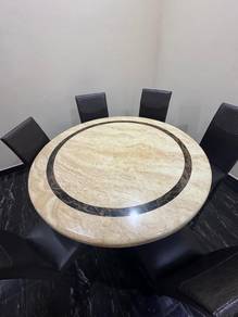 Second Hand Laminated Marble Dining Set