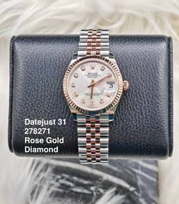 Rolex Datejust 31 💎 Ref.278271 Rose Gold
