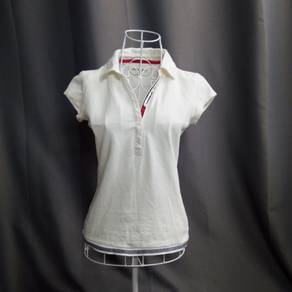 Tommy Girl white polo tee