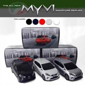 2018 Perodua Myvi G3 Black Miniature Replika