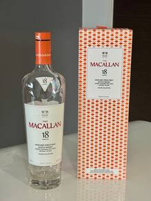Macallan 18 limited edition empty bottle with box
