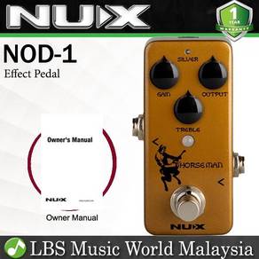Nux NOD-1 Overdrive Guitar Effect Pedal True Bypas