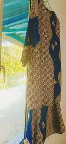 baju kurung batik printed