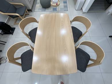 Dining Table & Chairs (Wood)
