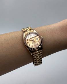Custom Seiko Mod 26mm Rose Gold Diamond Datejust