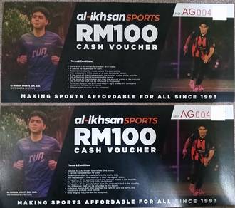 Al-ikhsan Sports RM 200 Cash Voucher