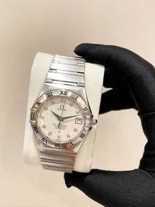 Omega Constellation Silver Diamond