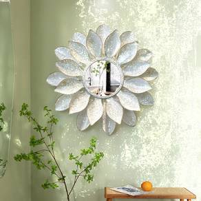 WHITE / Living Room Wall Mirror Decoration