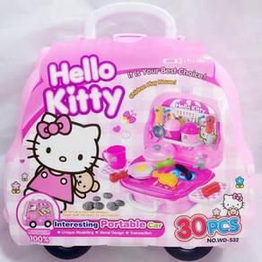 Hello Kitty Food Cart Toy Pretend Play
