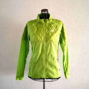 Adidas Women's Neon Green Wind Jacket