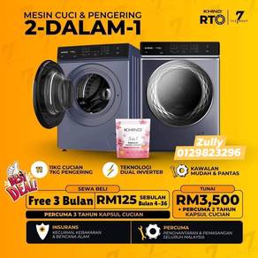 ANSURAN Mesin Basuh Dryer 2in1 Khind -Ayerkeroh