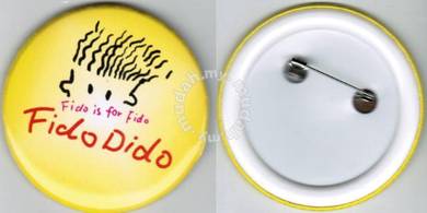 Drink Beverages Fido Dido 7up Button Badge 58mm