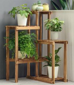 PLANT FLOWER STAND RACK Rak Bunga Pot Stand Shelf