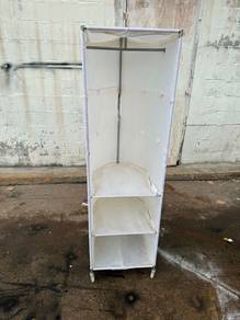 (IKEA) Mobile Fabric Rack Open Wardrobe Almari Baj
