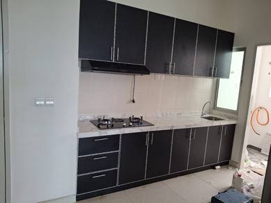 kitchen cabinet tv console quartzstone top