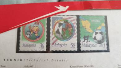setem stamp limited edition pos malaysia 1997