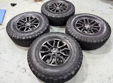 Ranger Raptor rims tayar Bfgoodrich ko2 285 70 17