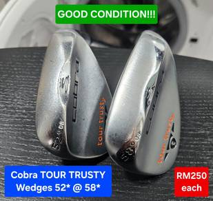 WEDGES!!! Cobra TOUR TRUSTY (52* @ 58*)