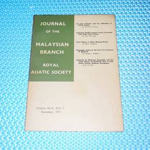 Vintage Journal of MBRAS Volume XLIV Part 2 1971