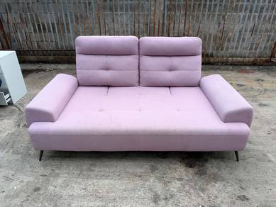 7x4ft Push Back Adjustable Highback Sofa 3 Seater