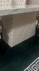 Meja Makan Marble 8 Seater