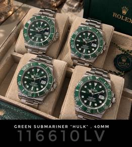Rolex Submariner 40mm 116610LV “Hulk” discontinue