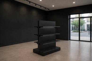 Used Gondola Display Rack Black Color