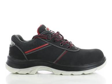 Shoes Safety Jogger Vallis Black PU CT SJ MF Low
