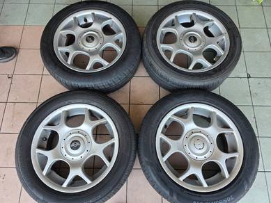 16 inch sport rim bmw mini pcd 100 myvi alza ativa
