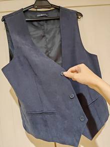 Good Condition TOMAZ Vest Dark Blue