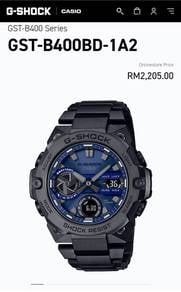 G-Shock Steel GST B400 BLUETOOTH SOLAR GShock