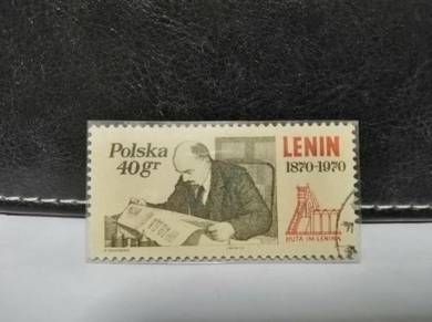 1970 Poland Stamp Lenin