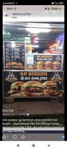 stor burger set  untuk dijual