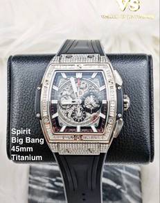 Hublot Spirit Big Bang titanium 45mm Full diamond