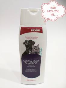 QB-2424 Bioline Glossy Coat Cat Dog Shampoo 250ml