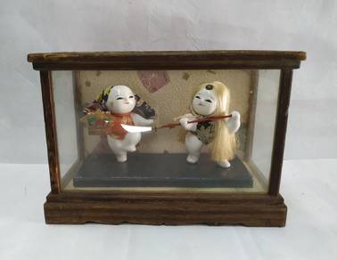 Japanese Kokeshi Doll Kaga Ningyo Baby Cute Little