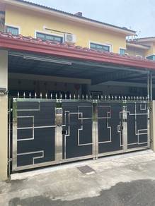 pintu pagar stainless steel