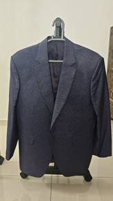 Custom Tailored 2-Piece Men's Suit (Navy Blue) - S